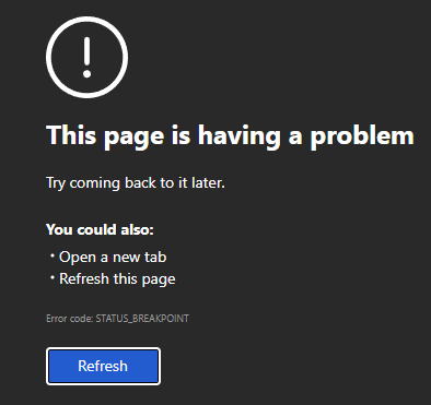Edge crash